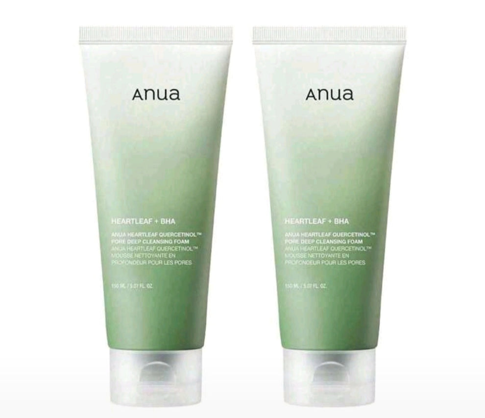 Anua Heartleaf BHA Facial Cleanser (2 piece)